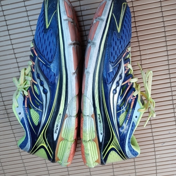 Saucony Triumph ISO Series S20262-1 Mens Athletic Running Shoes blue Size 12.  5 - Picture 9 of 10